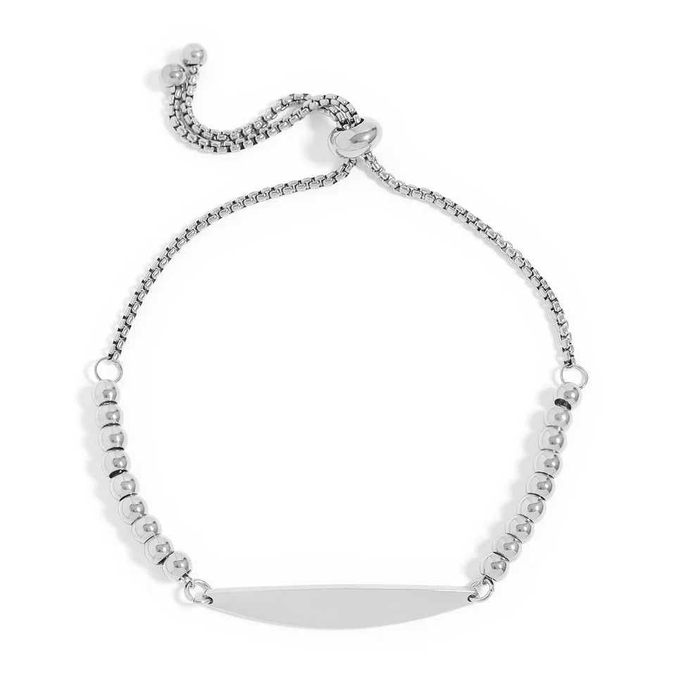 Beaded Curved Bracelet