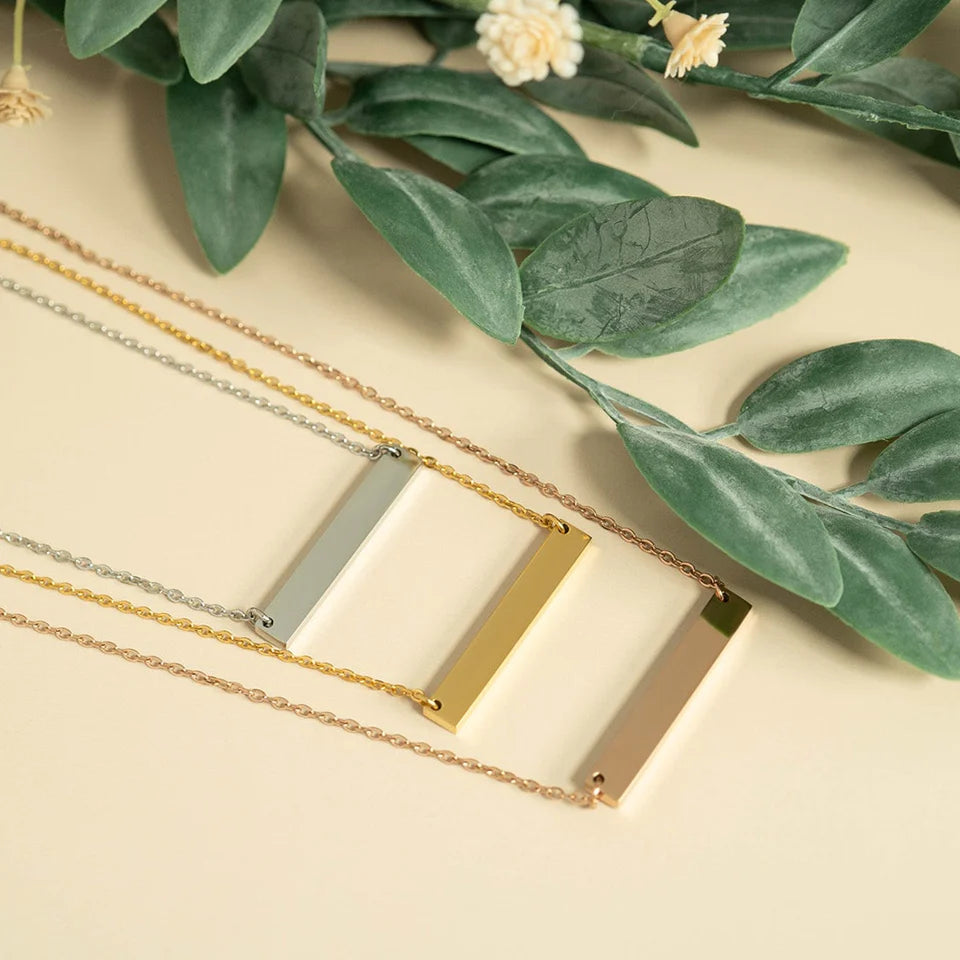 Horizontal Bar Necklace