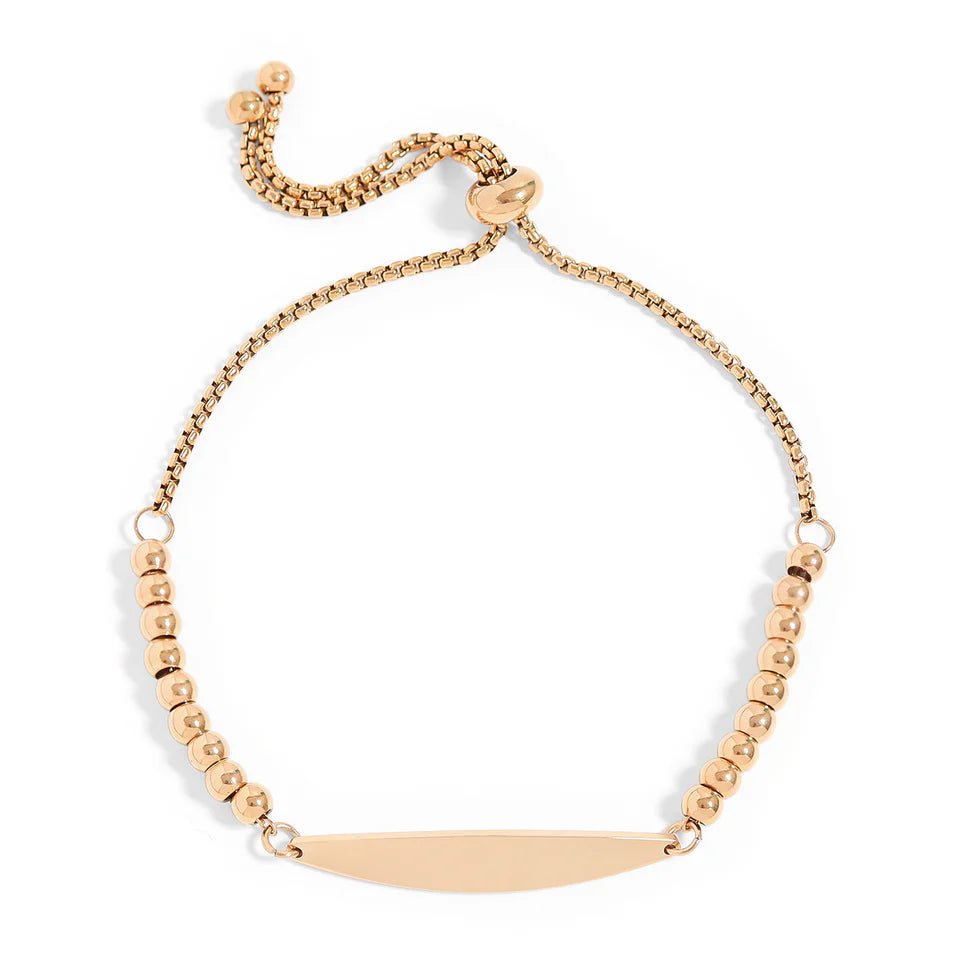 Beaded Curved Bracelet