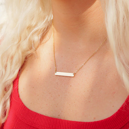Horizontal Bar Necklace
